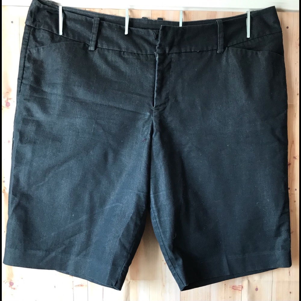 Mossimo Denim Shorts Bermuda black stretch…